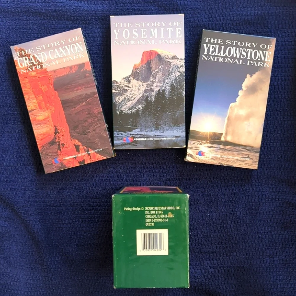 America's Great National Parks 3 VHS Collection Set